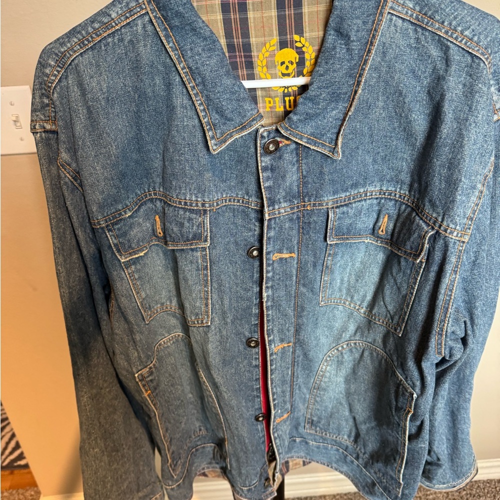 Vintage Plugg Blue Denim Performance Jacket